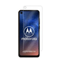 Motorola One Action Skärmskydd i Härdat Glas Fasad Kant