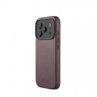 iPhone 17 Pro Skal Full Leather Case MagSafe Bronze Red