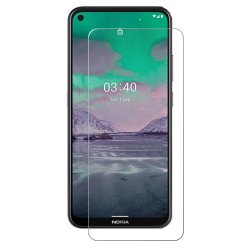 Nokia 3.4 Skärmskydd i Härdat Glas Fasad Kant