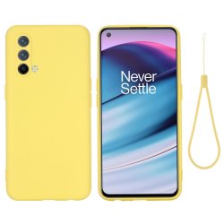 OnePlus Nord CE 5G Skal Liquid Silicone Gul