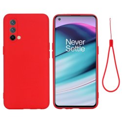 OnePlus Nord CE 5G Skal Liquid Silicone Röd