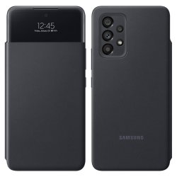 Original Galaxy A53 5G Fodral Smart S View Wallet Cover Svart
