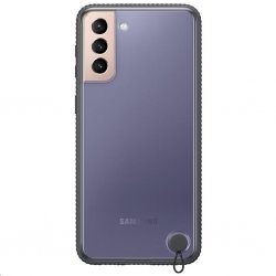 Original Galaxy S21 Plus Skal Clear Protective Cover Svart