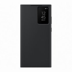 Original Galaxy S23 Ultra Fodral Smart View Wallet Case Svart