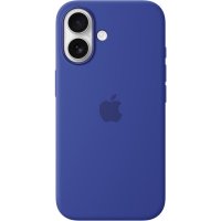 Original iPhone 16 Skal Silicone Case MagSafe Ultramarine