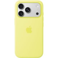 Original iPhone 17 Pro Max Skal Silicone Case MagSafe Neon Yellow