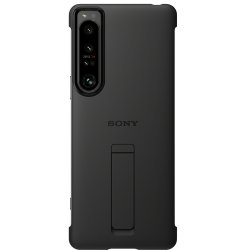 Original Xperia 1 IV Skal Style Cover with Stand Svart