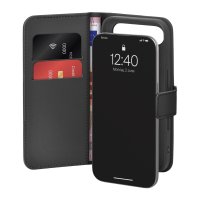 iPhone Air Fodral Wallet Stand Svart