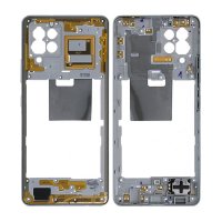 Samsung Galaxy A42 5G (SM-A426) Mitten Ram Original - Vit/Grå