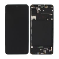 Samsung Galaxy A71 (SM-A715F) LCD Skärm med Display Original - Svart