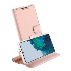 Samsung Galaxy S21 FE Fodral Classic Wallet Roseguld