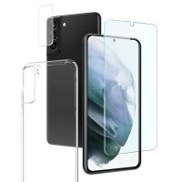 Samsung Galaxy S21 Plus Skal med Skärmskydd och Kameraskydd 3-i-1