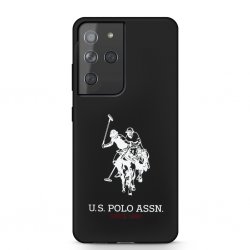 Samsung Galaxy S21 Ultra Skal med Logo Svart