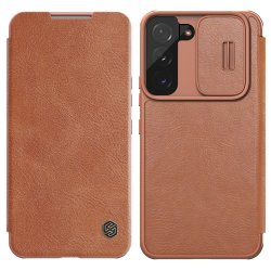 Samsung Galaxy S22 Plus Fodral Qin Series Brun