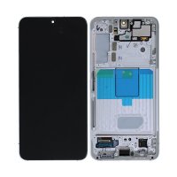 Samsung Galaxy S22 Skärm med LCD Display Original - Vit/Cream/Blå