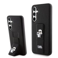 Samsung Galaxy S23 FE Skal Saffiano Grip Stand Svart