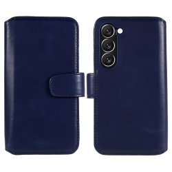 Samsung Galaxy S23 Fodral Essential Leather Heron Blue