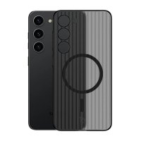 Samsung Galaxy S23 Skal Korrugerad MagSafe Svart