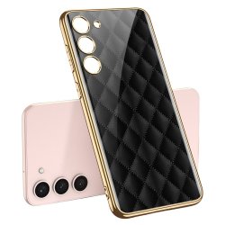 Samsung Galaxy S23 Plus Skal Motiv Svarta Rutor