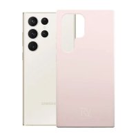 Samsung Galaxy S23 Ultra Skal Silikon Sandrosa