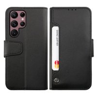 Samsung Galaxy S23 Ultra Fodral Utfällbart Kortfack Svart