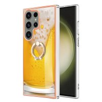 Samsung Galaxy S23 Ultra Skal med Finger Ring Motiv Öl