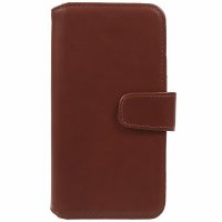 Samsung Galaxy S24 Fodral Essential Leather Maple Brown