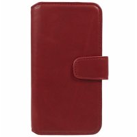 Samsung Galaxy S24 Fodral Essential Leather Poppy Red