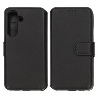 Samsung Galaxy S24 Fodral Äkta Läder Svart