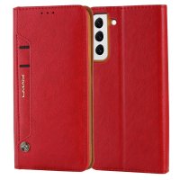 Samsung Galaxy S24 Plus Fodral Utfällbar Korthållare Röd
