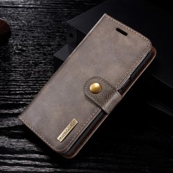 Samsung Galaxy S9 Plånboksfodral Löstagbart Skal Mörkbrun