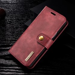 Samsung Galaxy S9 Plånboksfodral Löstagbart Skal Röd