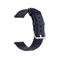 Samsung Galaxy Watch 20mm Armband Äkta Läder Blå