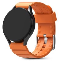 Samsung Galaxy Watch 20mm Armband Rubber One Bold Band Orange