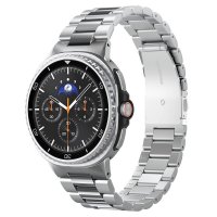 Samsung Galaxy Watch 8 40/44mm/Classic 46mm Armband Modern Fit Silver
