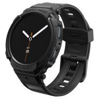 Samsung Galaxy Watch 8 44mm Armband och Skal Rugged Armor Pro Matte Black