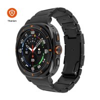 Samsung Galaxy Watch Ultra Armband Titanium Strap Svart
