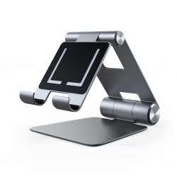 R1 Aluminium Hinger Holder Foldable Stand Space Gray