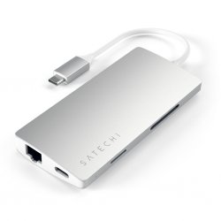 USB-C Multi-Port Adapter 4K Gigabit Ethernet V2 Silver