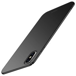 Shield till iPhone Xs Max Skal Extra Tunt Hårdplast Svart