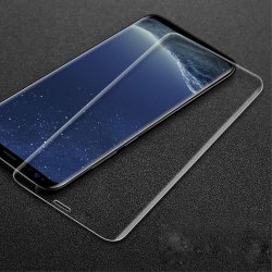 Skärmskydd i Härdat Glas Full Size Galaxy S9 Klar