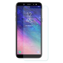 Skärmskydd till Samsung Galaxy A6 2018 0.3mm Härdat Glas Fasad Kant