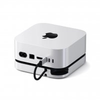 Mac Mini M4 Stativ & Hub med SSD-kapsling Silver