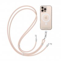 OntheGo Lanyardkabel USB-C 1.5m Desert Rose