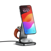 Trådlös Laddare 3-in-1 Foldable Qi2 Wireless Charging Stand MagSafe