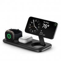 Trådlös Laddare Qi2 Trio Wireless Charging Pad MagSafe