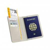 Vegan-Leather FindAll Passport Cover Sand