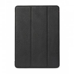 iPad 10.2 (gen 7/8/9) Fodral Leather Slim Cover Svart