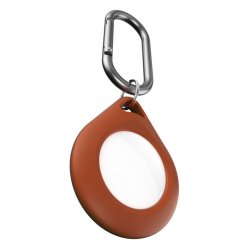 AirTag Hållare Secure Dock 2-pack Brun
