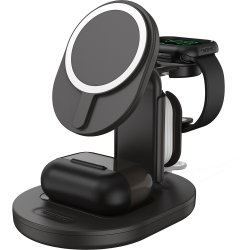 Trådlös Laddare 3-in-1 Charging Station MagSafe Radiant Night